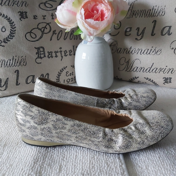 Geox D Lamulay A ballerina flats platinum gold metallic - Picture 2 of 15